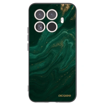 Picasee silikonowe czarne etui na Xiaomi 15T Pro - Green