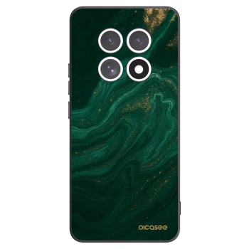 Picasee silikonowe czarne etui na Xiaomi Redmi Note 15 - Green
