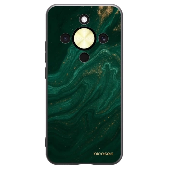 Picasee silikonowe czarne etui na Honor Magic8 Lite 5G - Green