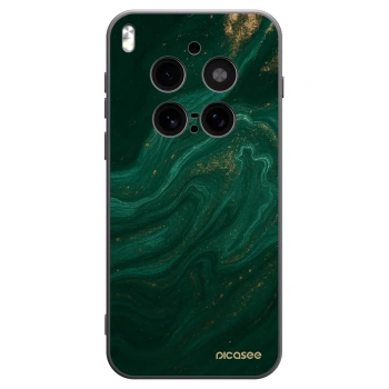 Picasee silikonowe czarne etui na Vivo X300 Pro - Green