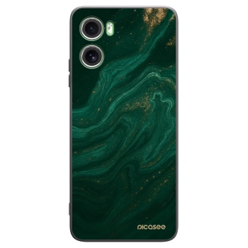 Picasee silikonowe czarne etui na Motorola Moto G06 - Green