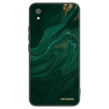Picasee silikonowe czarne etui na Xiaomi Redmi 7A - Green