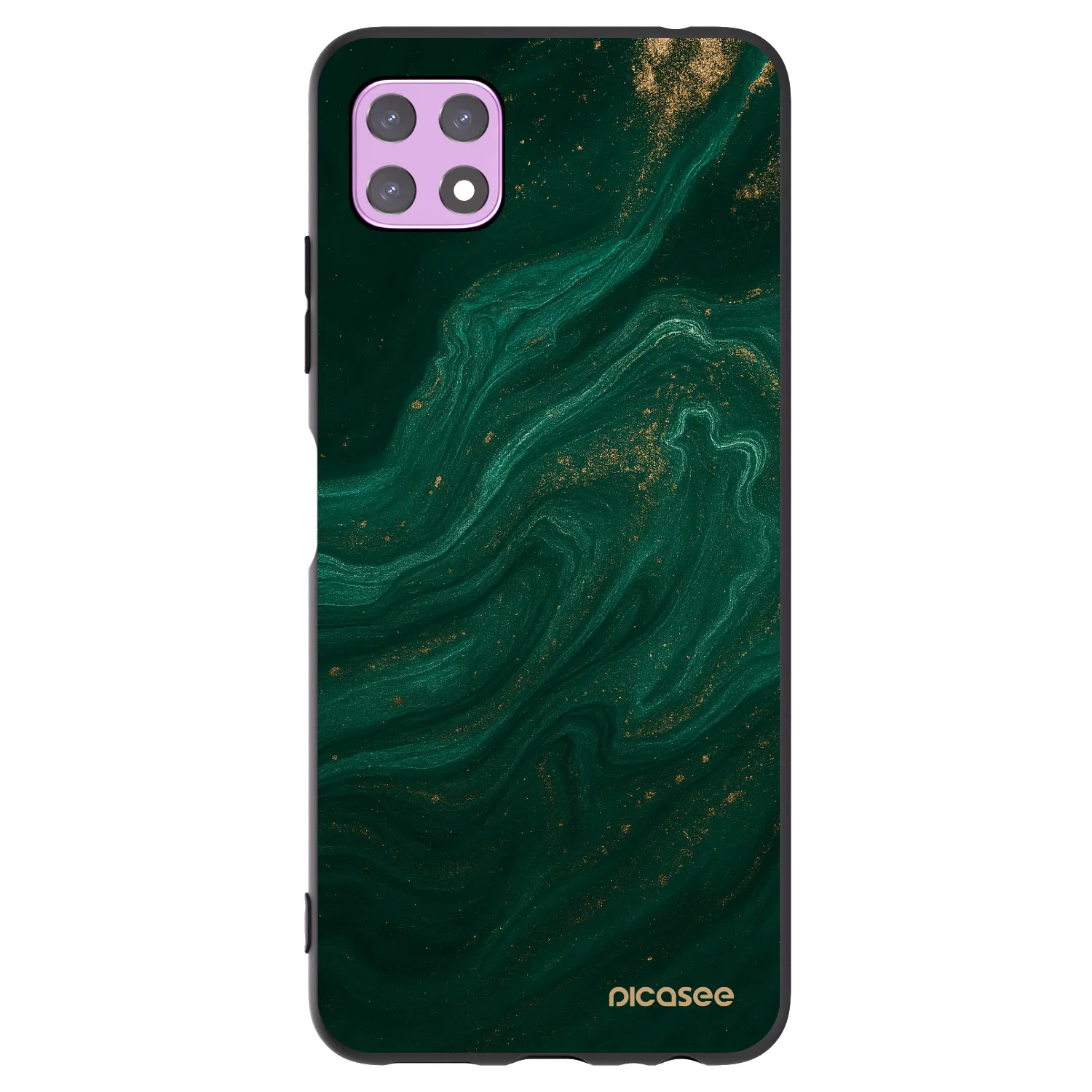 Picasee silikonowe czarne etui na Samsung Galaxy A22 A226B 5G - Green