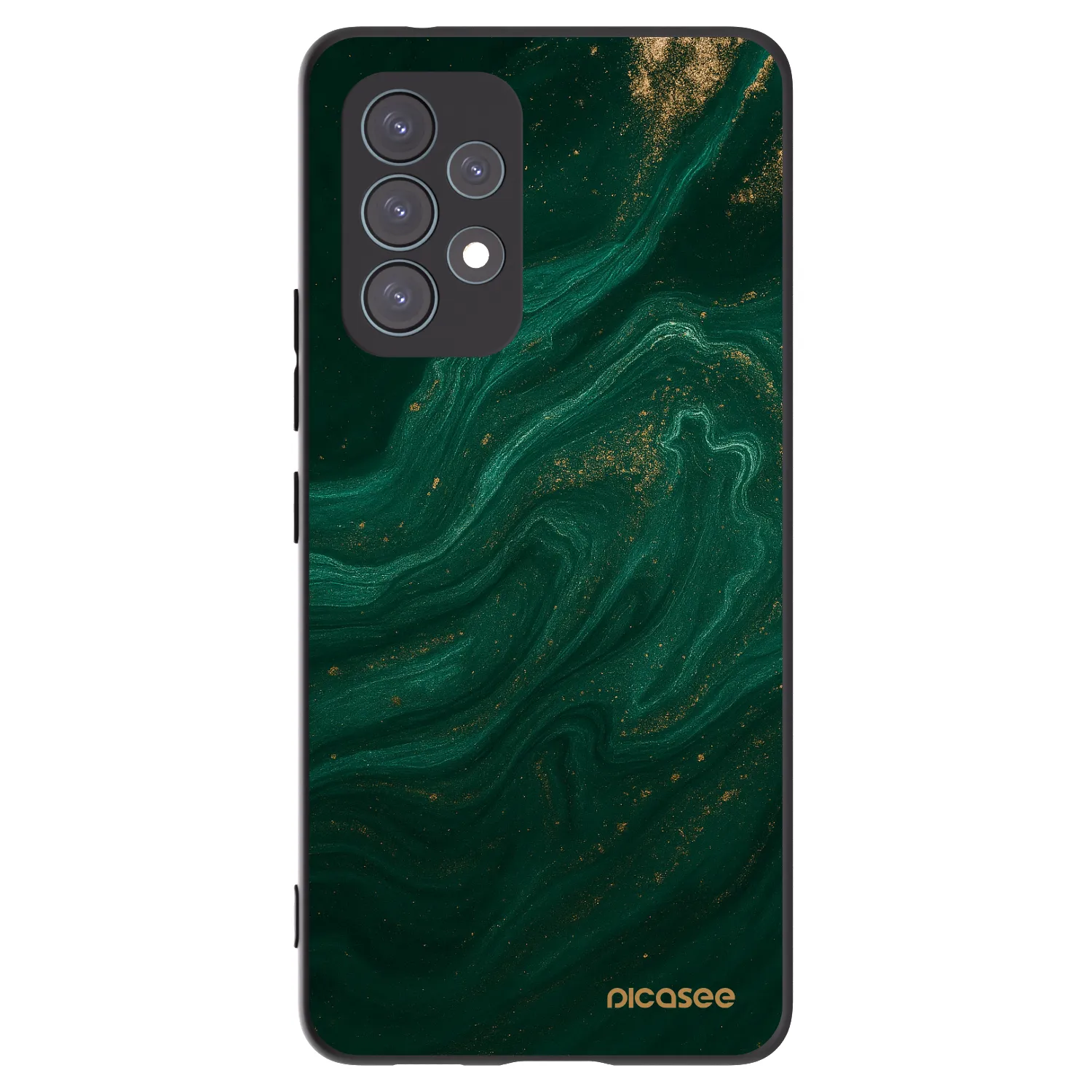 Picasee silikonowe czarne etui na Samsung Galaxy A53 5G A536 - Green