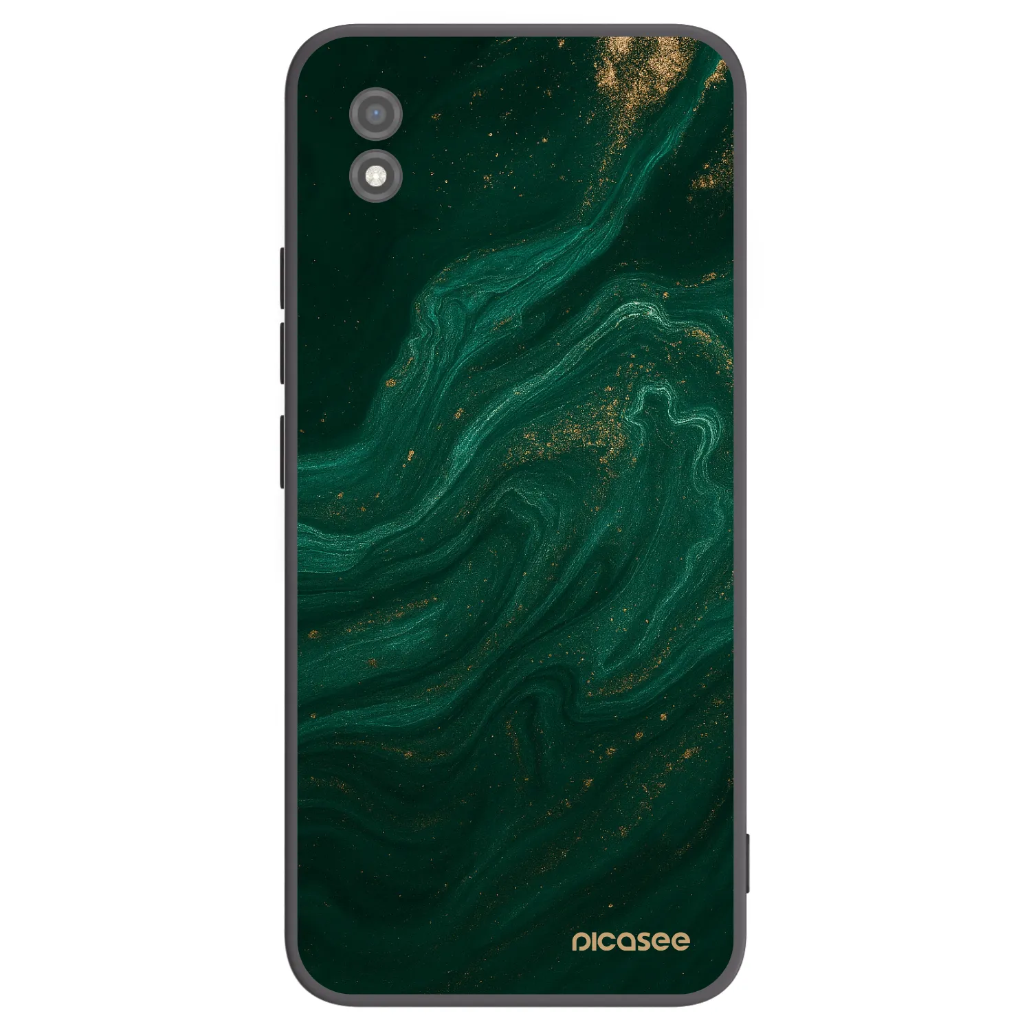 Picasee silikonowe czarne etui na Realme C11 (2021) - Green