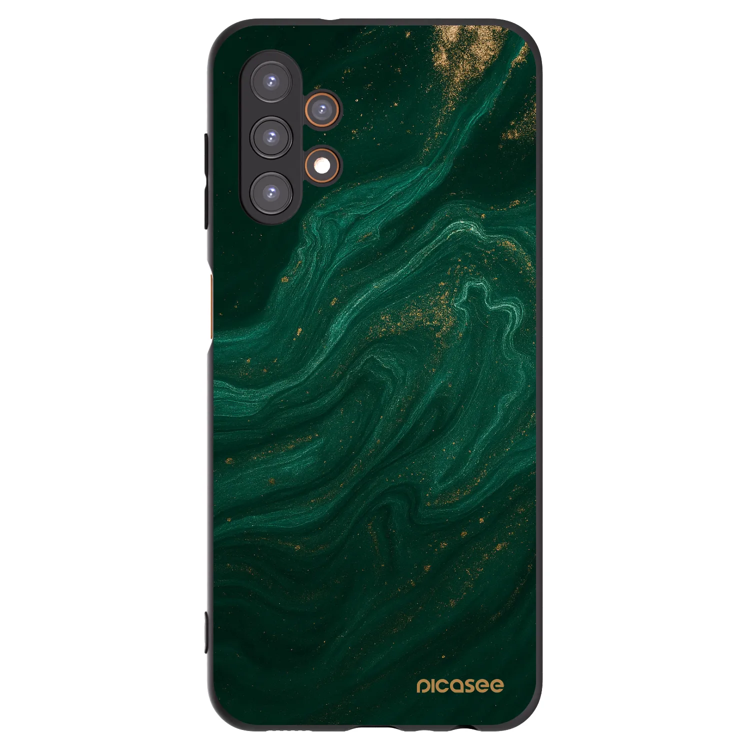Picasee silikonowe czarne etui na Samsung Galaxy A13 4G A135 - Green