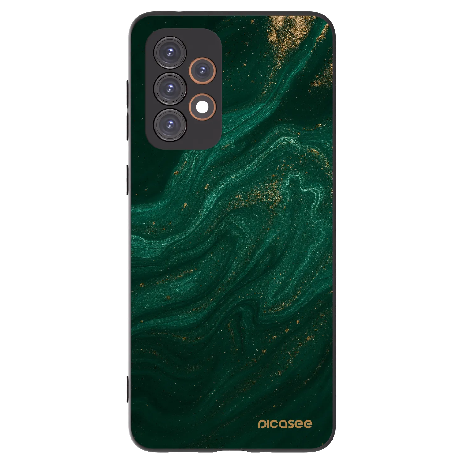 Picasee silikonowe czarne etui na Samsung Galaxy A33 5G A336 - Green
