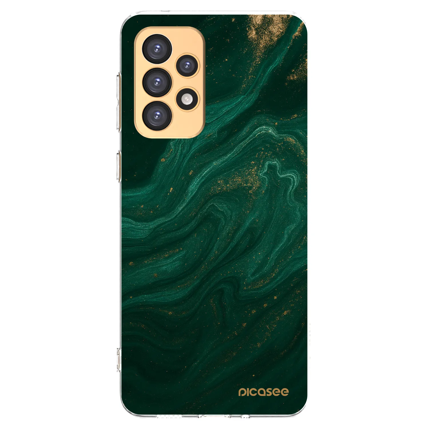 Picasee silikonowe przeźroczyste etui na Samsung Galaxy A33 5G A336 - Green