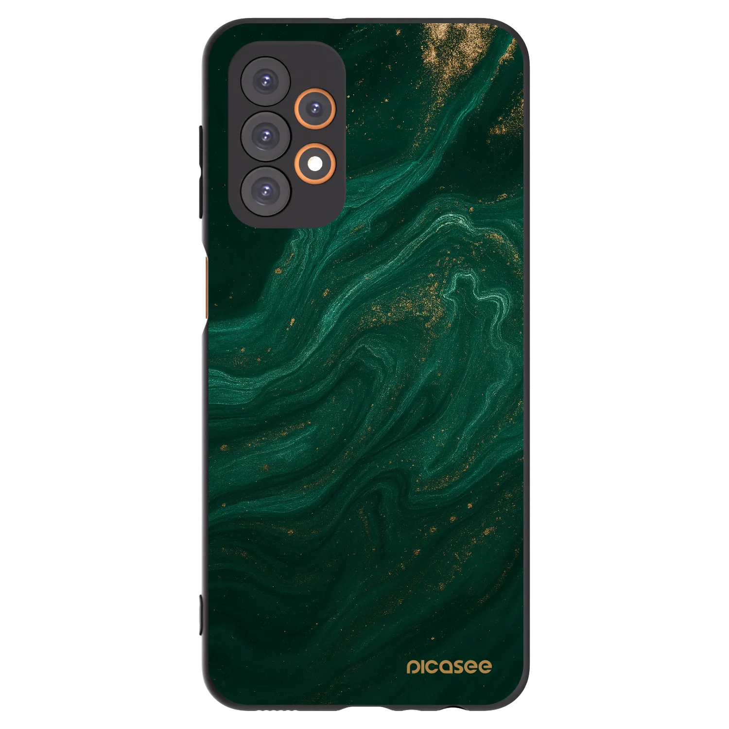 Picasee silikonowe czarne etui na Samsung Galaxy A23 A235F 4G - Green