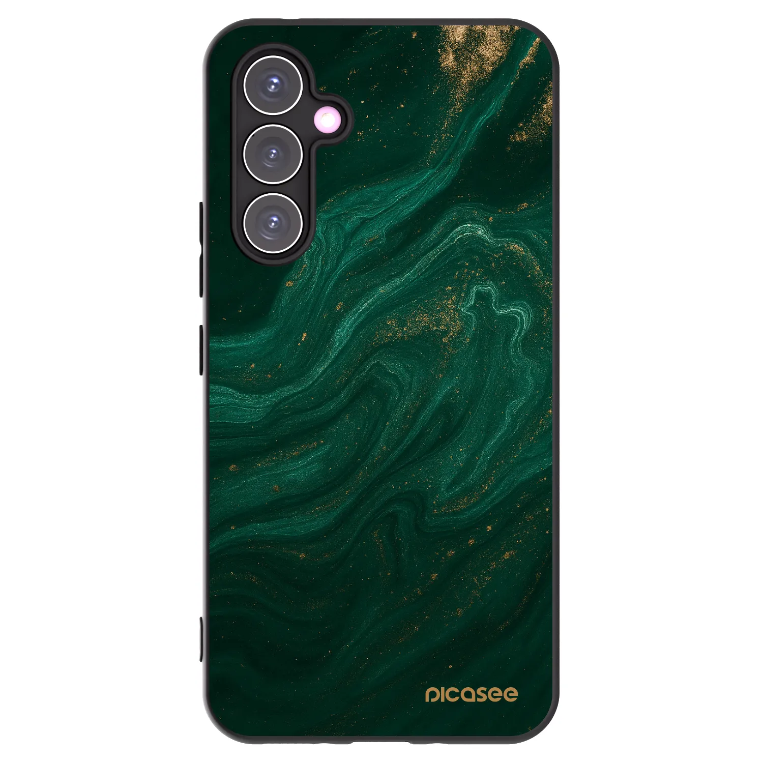 Picasee silikonowe czarne etui na Samsung Galaxy A54 5G A546B - Green