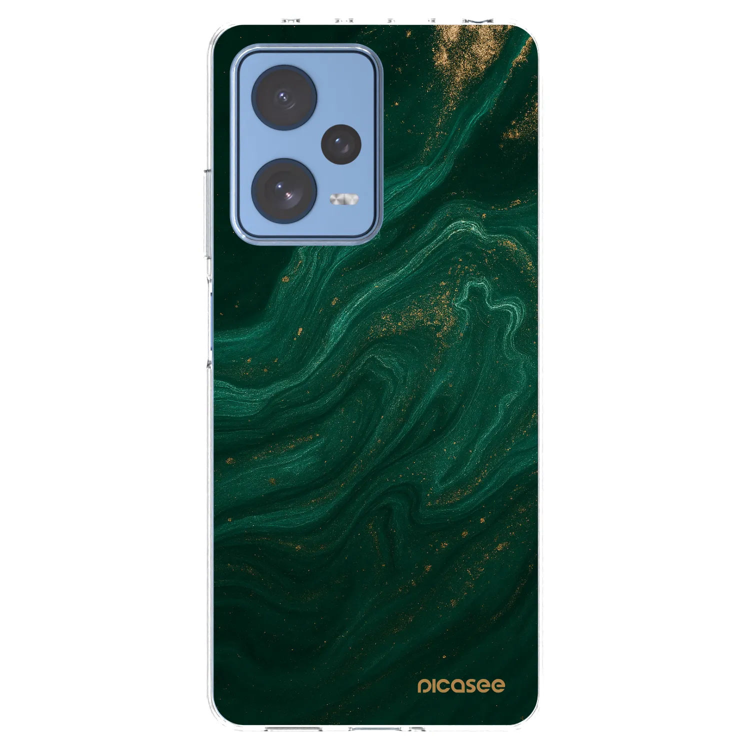 Picasee silikonowe przeźroczyste etui na Xiaomi Redmi Note 12 Pro 5G - Green