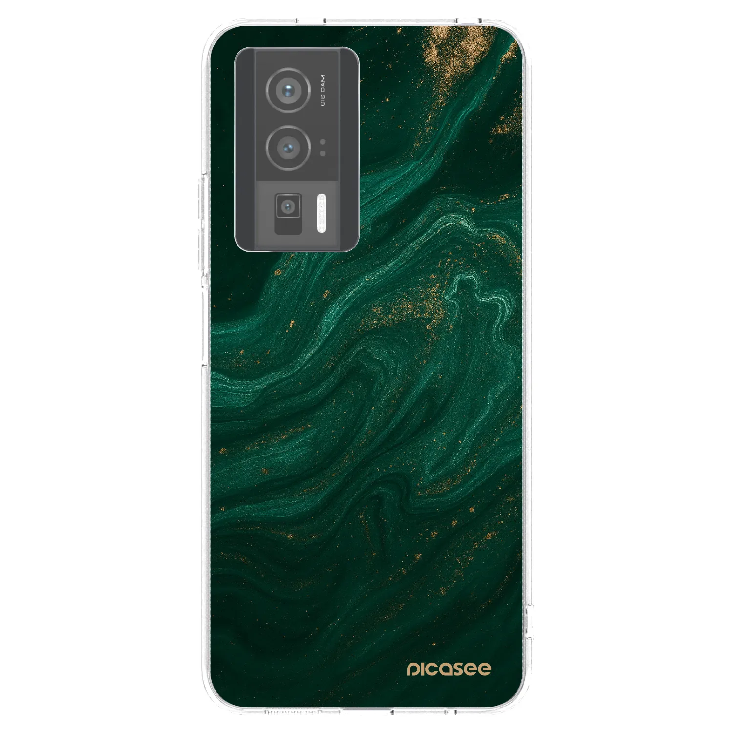 Picasee silikonowe przeźroczyste etui na Xiaomi Poco F5 Pro 5G - Green