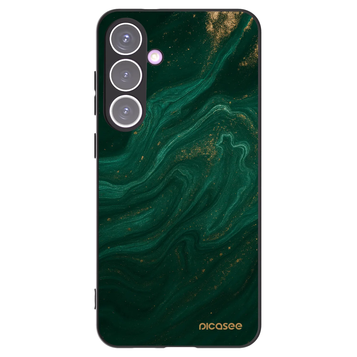 Picasee silikonowe czarne etui na Samsung Galaxy S24+ S926B 5G - Green