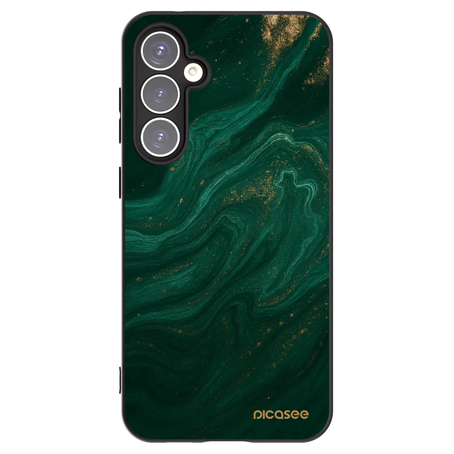 Picasee silikonowe czarne etui na Samsung Galaxy S23 FE S711B - Green