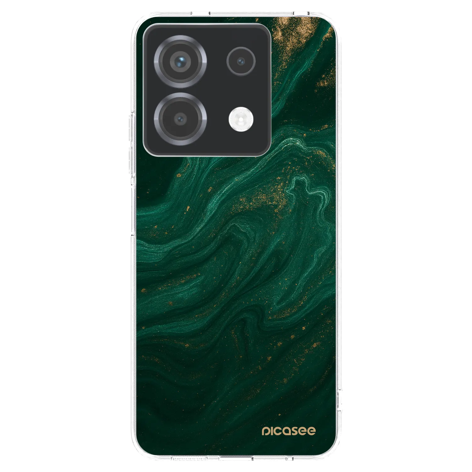 Picasee silikonowe przeźroczyste etui na Xiaomi Poco X6 - Green