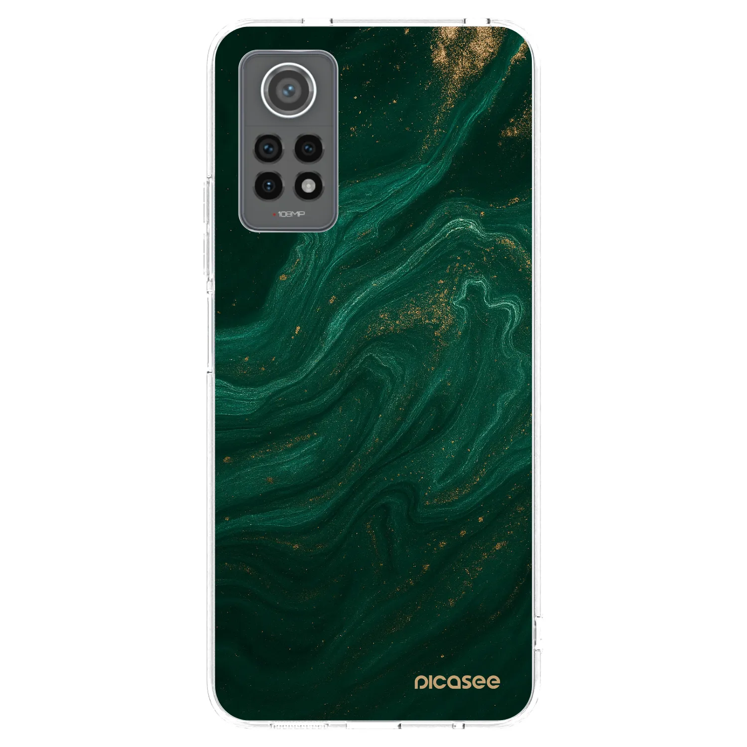 Picasee silikonowe przeźroczyste etui na Xiaomi Redmi Note 12 Pro 4G - Green