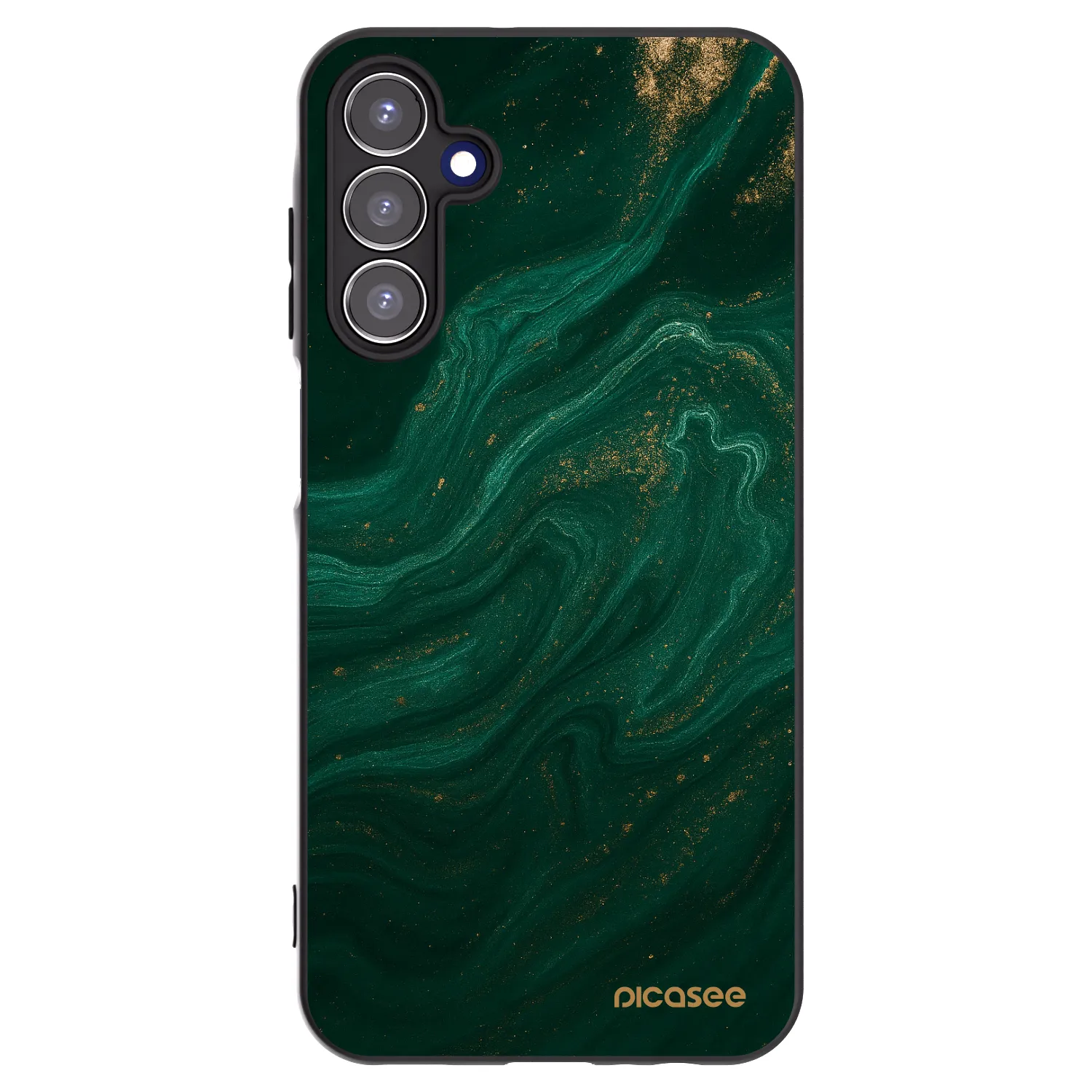 Picasee silikonowe czarne etui na Samsung Galaxy A15 A156B 5G - Green