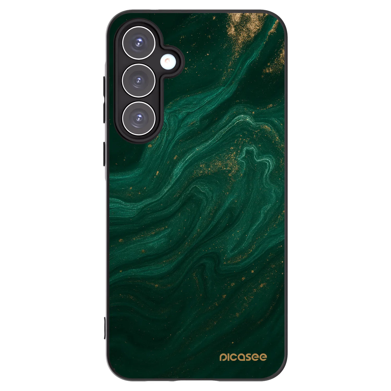 Picasee silikonowe czarne etui na Samsung Galaxy A55 5G A556B - Green
