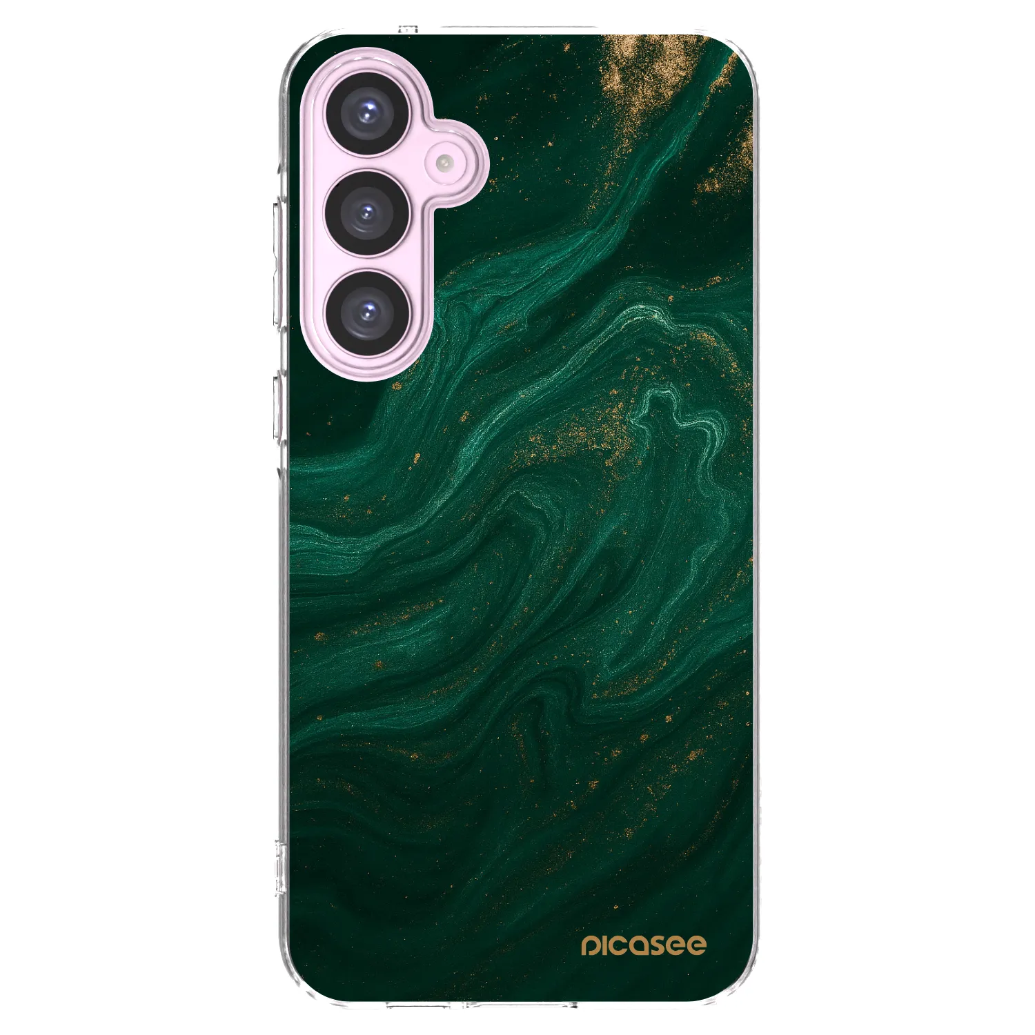 Picasee silikonowe przeźroczyste etui na Samsung Galaxy A55 5G A556B - Green