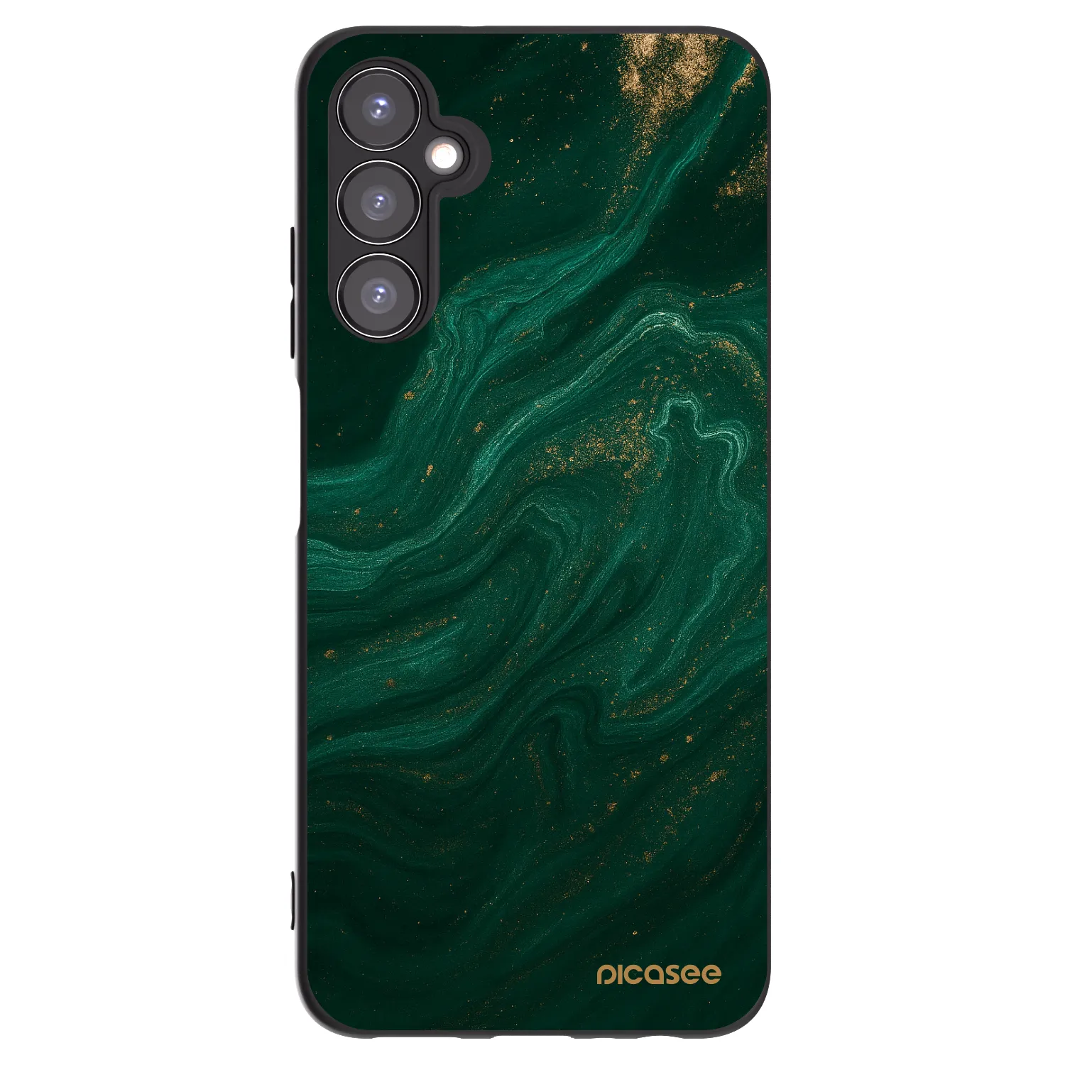 Picasee silikonowe czarne etui na Samsung Galaxy A05s A057G - Green