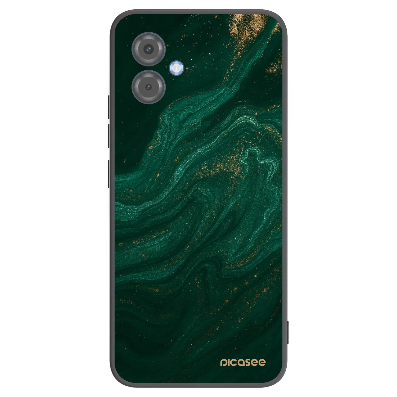Picasee silikonowe czarne etui na Motorola Moto G14 - Green