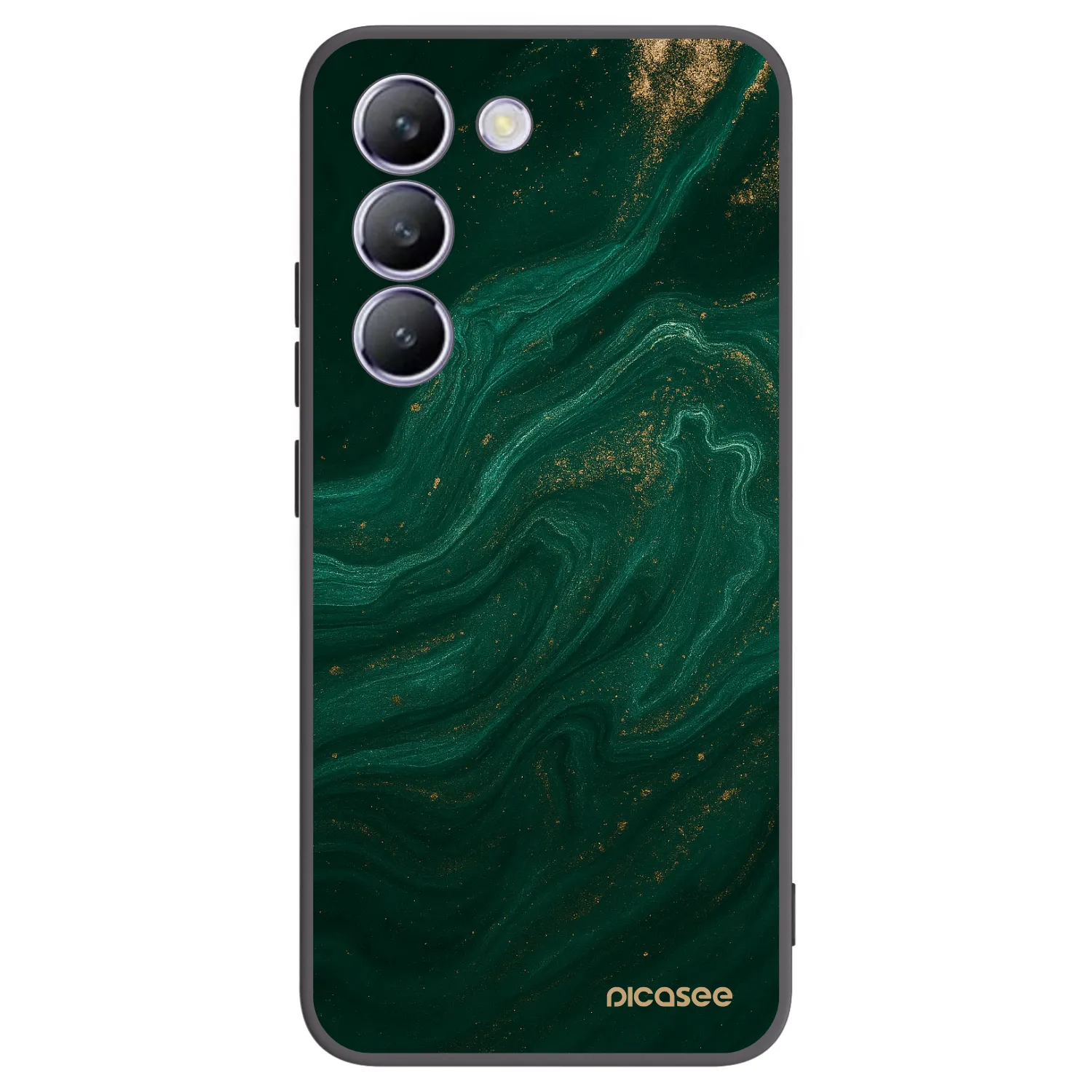 Picasee silikonowe czarne etui na Vivo V40 SE 5G - Green