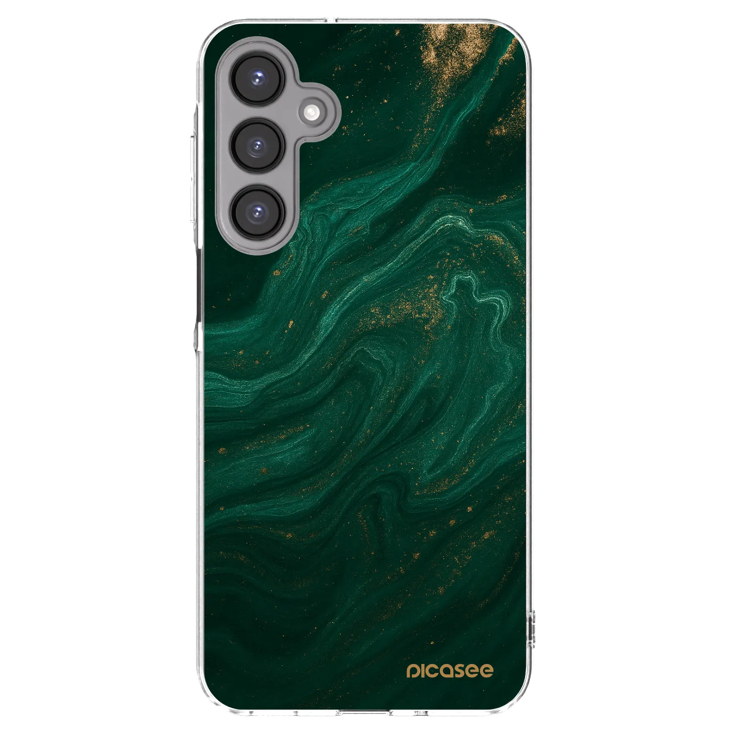 Picasee silikonowe przeźroczyste etui na Samsung Galaxy A16 5G - Green