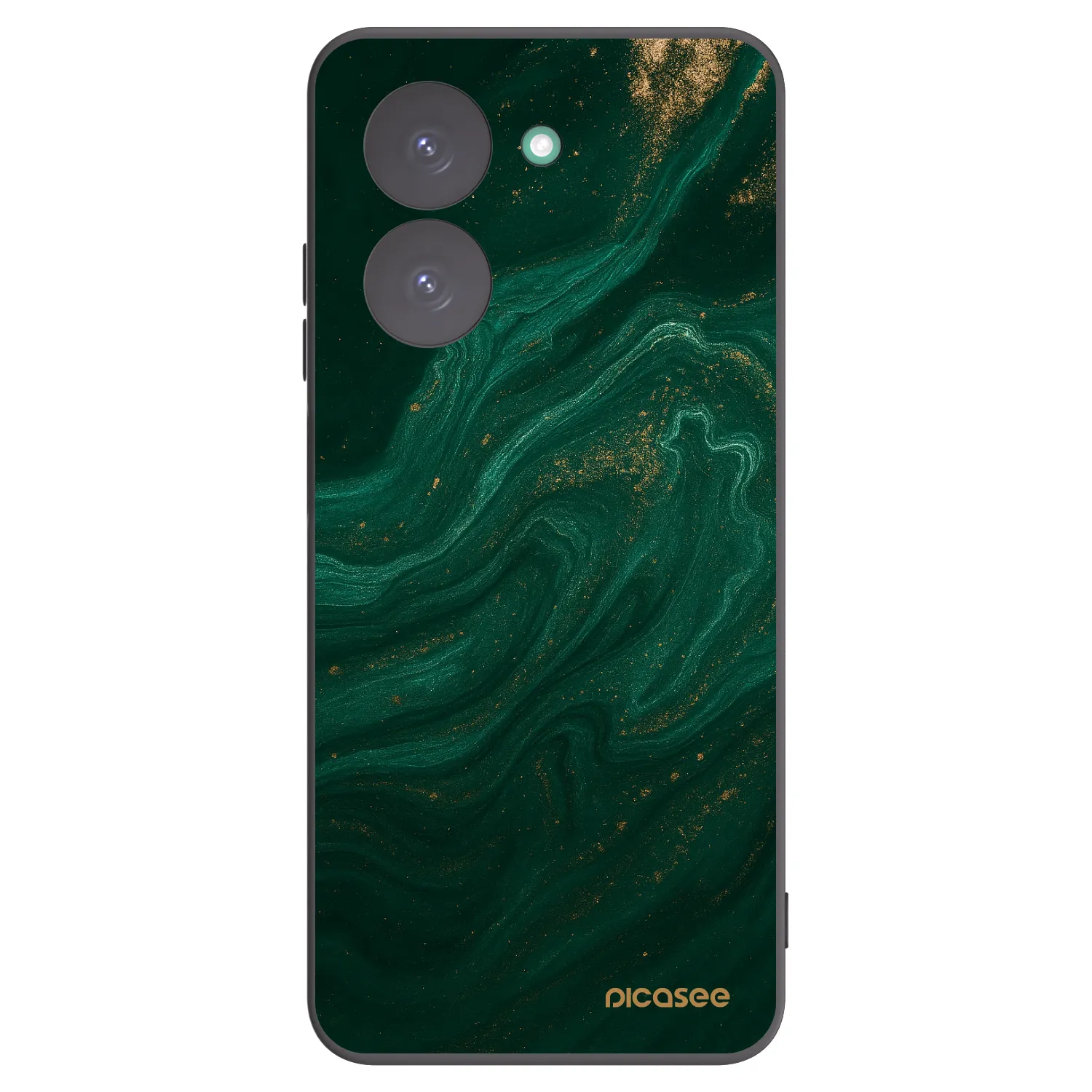 Picasee silikonowe czarne etui na Xiaomi Redmi A5 - Green