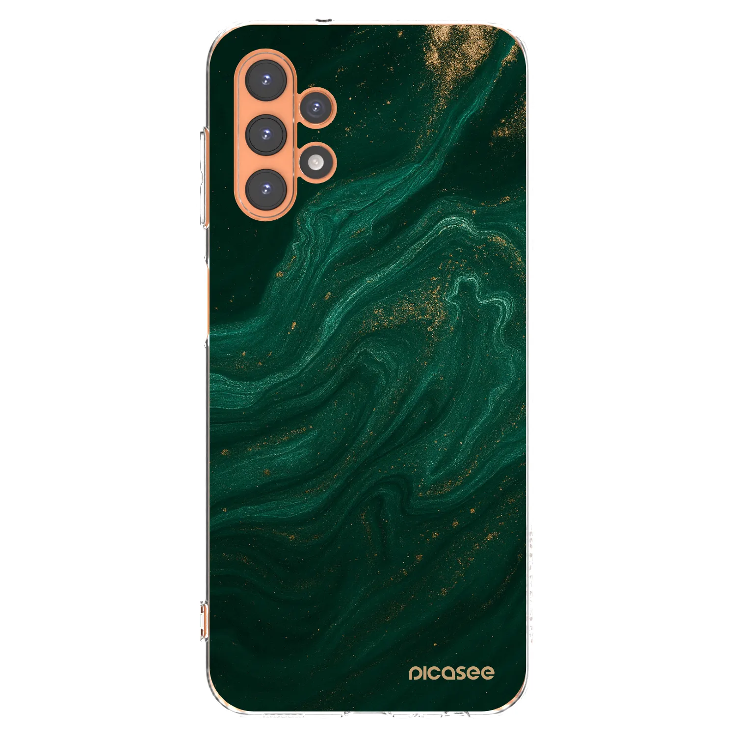 Picasee silikonowe przeźroczyste etui na Samsung Galaxy A13 5G - Green