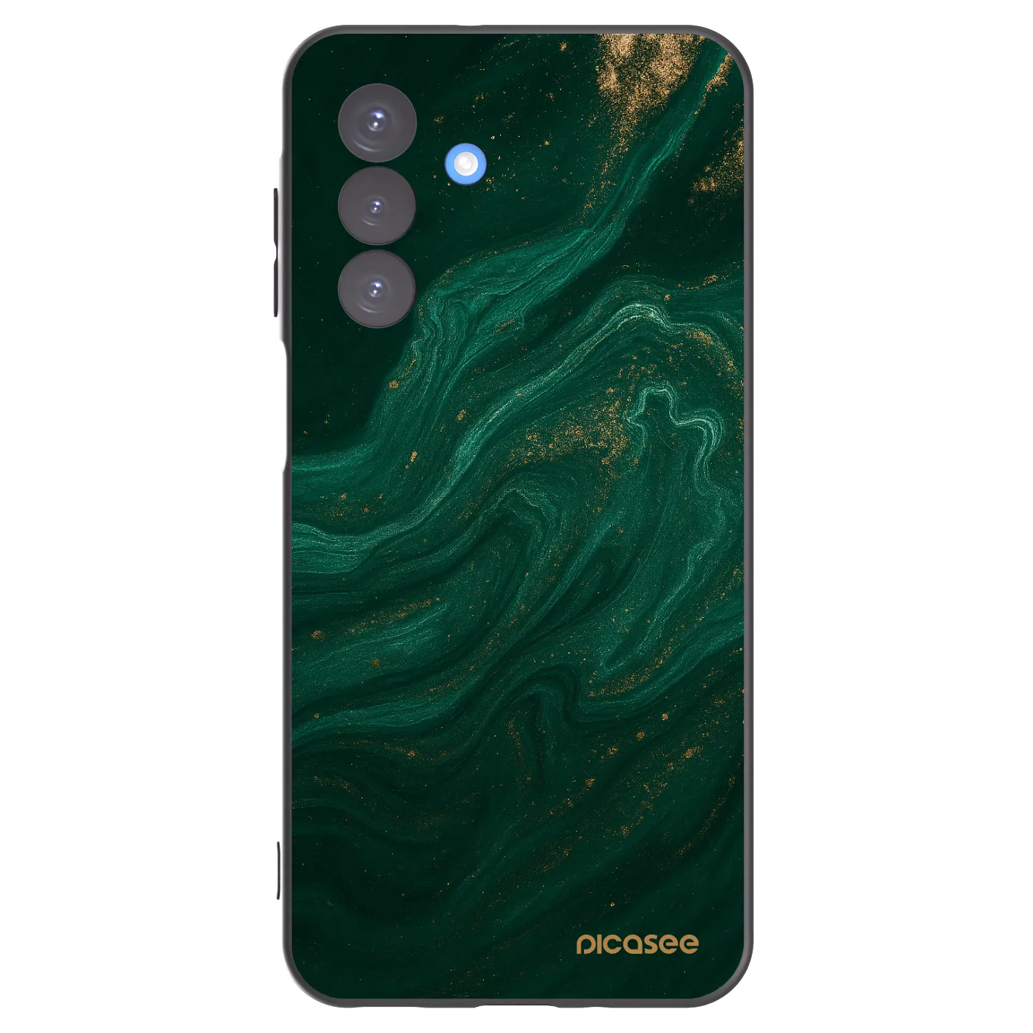 Picasee silikonowe czarne etui na Samsung Galaxy A17 5G - Green