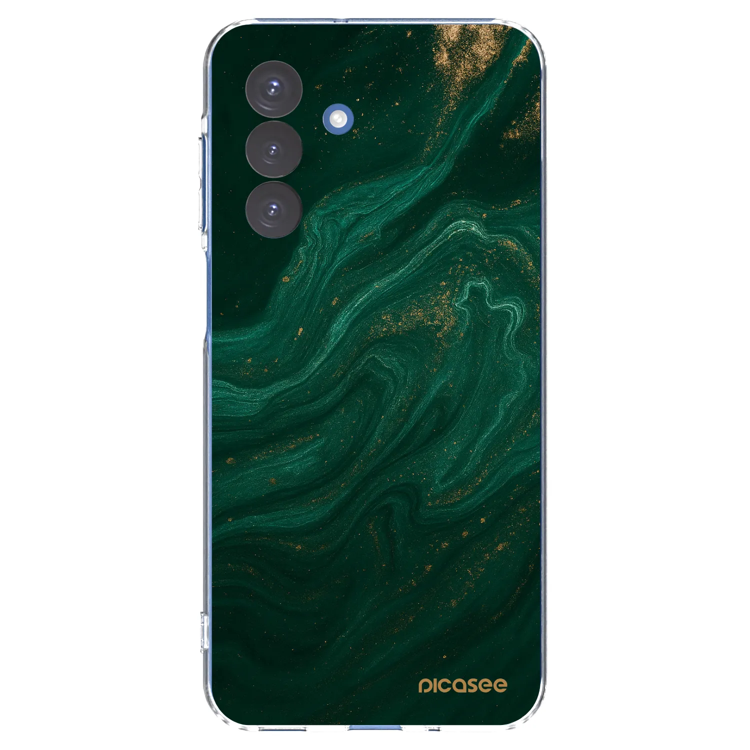 Picasee silikonowe przeźroczyste etui na Samsung Galaxy A17 5G - Green