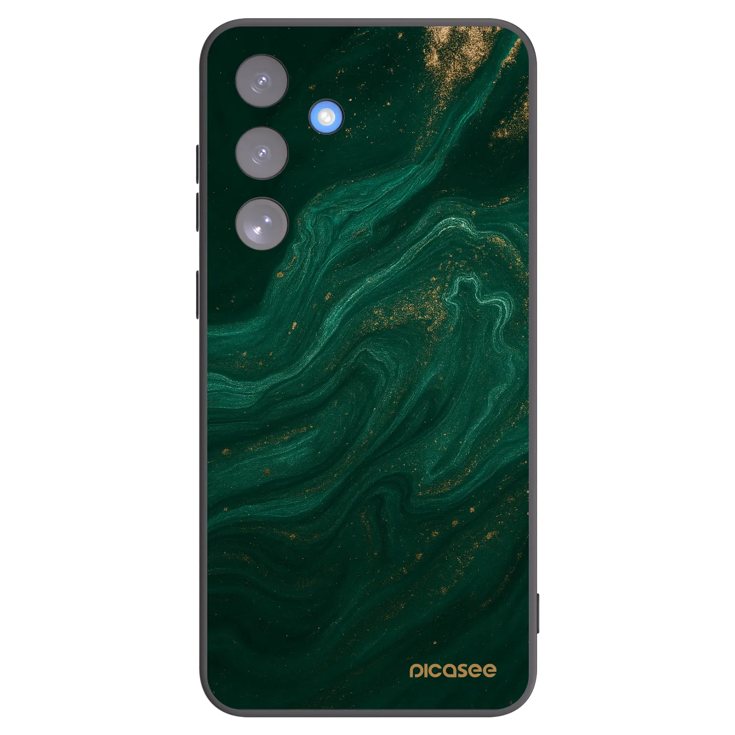 Picasee silikonowe czarne etui na Samsung Galaxy S25 FE 5G - Green