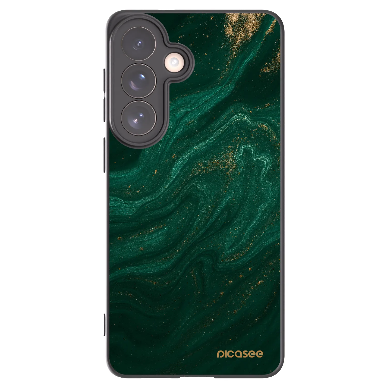 Picasee silikonowe czarne etui na Samsung Galaxy S26+ - Green