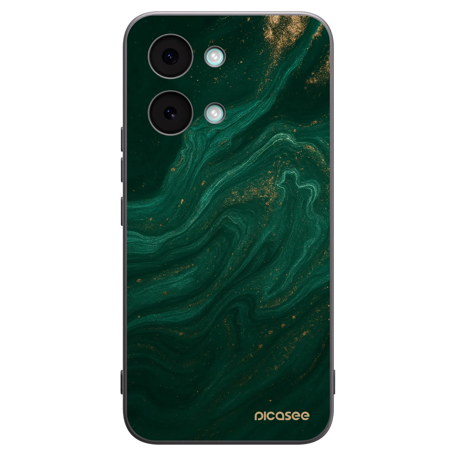 Picasee silikonowe czarne etui na Xiaomi Poco X8 Pro Max - Green