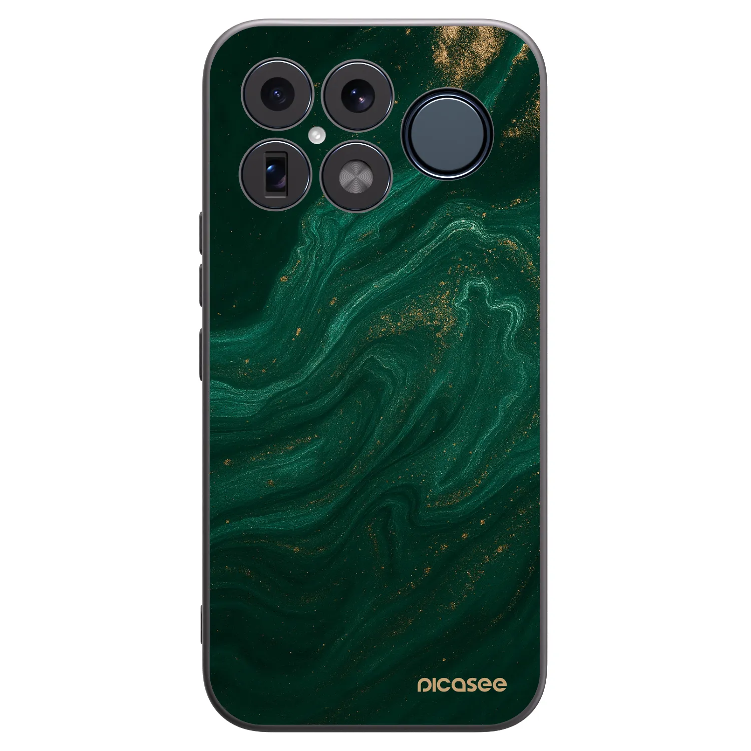 Picasee silikonowe czarne etui na Xiaomi Poco F8 Ultra - Green