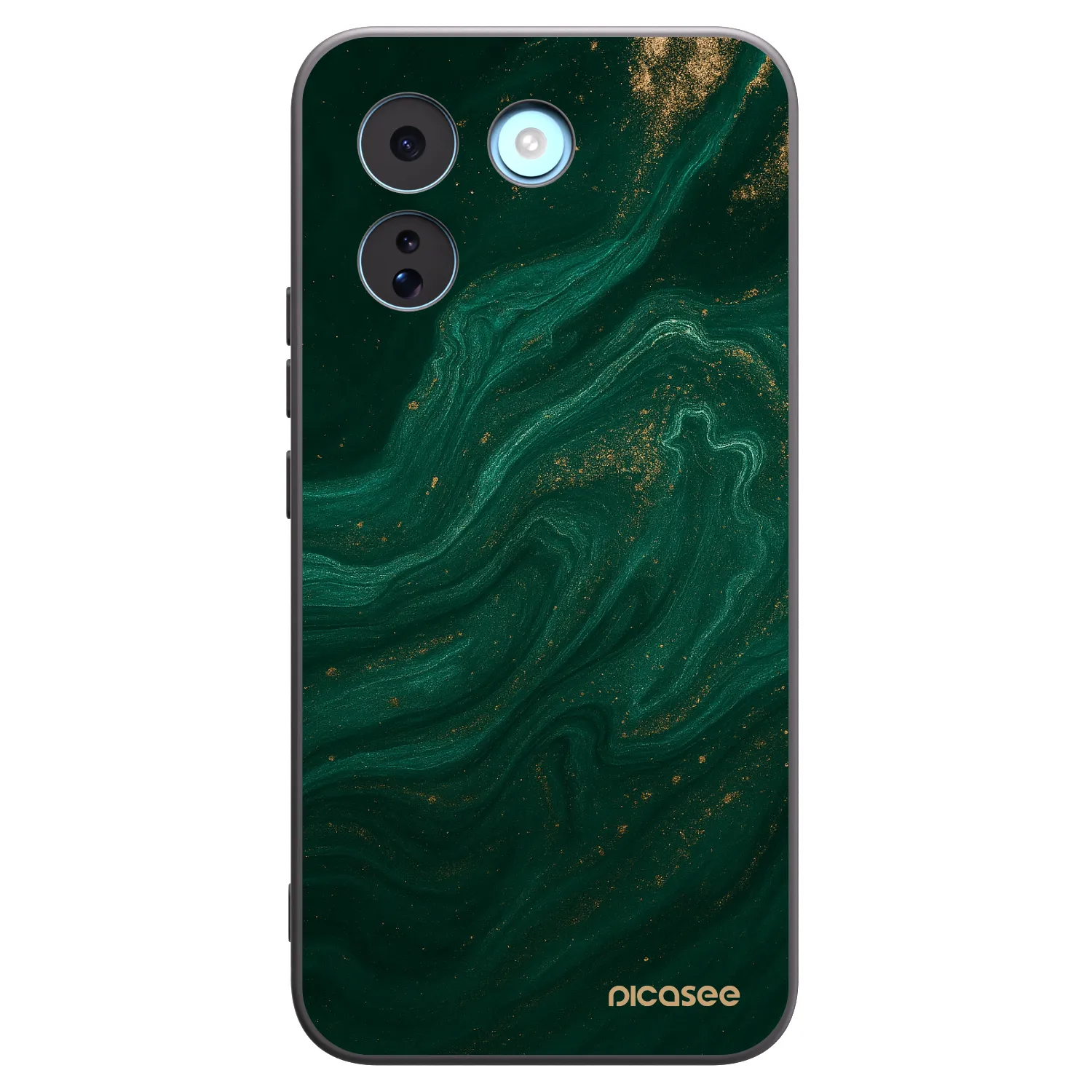 Picasee silikonowe czarne etui na Xiaomi Redmi Note 17 Pro MAX 5G - Green