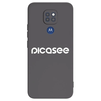 Etui na Motorola Moto G9 Play - Picasee - new logo - white