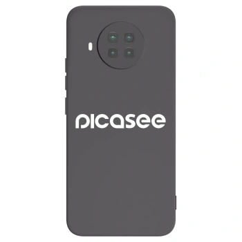 Picasee silikonowe czarne etui na Xiaomi Mi 10T Lite - Picasee - new logo - white