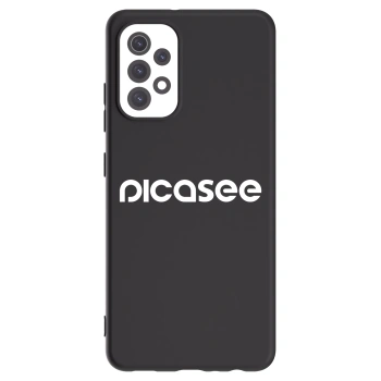 Picasee silikonowe czarne etui na Samsung Galaxy A32 5G A326B - Picasee - new logo - white