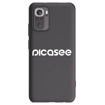 Picasee silikonowe czarne etui na Xiaomi Redmi Note 11S 4G - Picasee - new logo - white