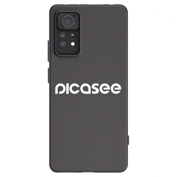 Picasee silikonowe czarne etui na Xiaomi Redmi Note 11 Pro 5G - Picasee - new logo - white