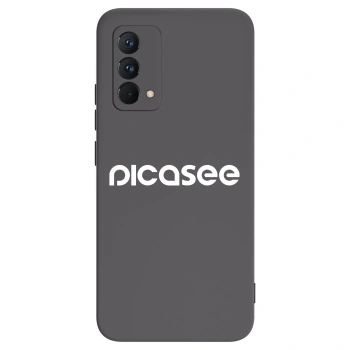 Picasee silikonowe czarne etui na Realme GT Master Edition 5G - Picasee - new logo - white