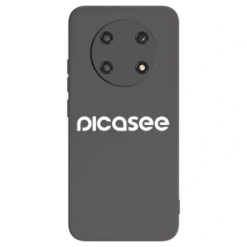 Picasee silikonowe czarne etui na Honor Magic4 Lite 5G - Picasee - new logo - white