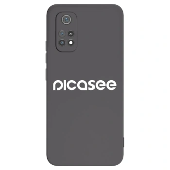Picasee silikonowe czarne etui na Xiaomi Poco M4 Pro - Picasee - new logo - white