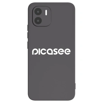 Picasee silikonowe czarne etui na Xiaomi Redmi A1 - Picasee - new logo - white