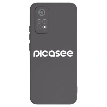 Picasee silikonowe czarne etui na Xiaomi Redmi Note 11S 5G - Picasee - new logo - white