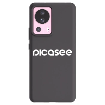 Picasee silikonowe czarne etui na Xiaomi 13 Lite - Picasee - new logo - white