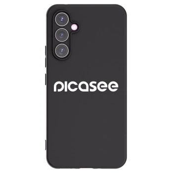 Picasee silikonowe czarne etui na Samsung Galaxy A54 5G A546B - Picasee - new logo - white