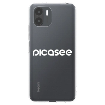 Picasee silikonowe przeźroczyste etui na Xiaomi Redmi A2 - Picasee - new logo - white