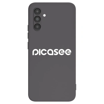 Picasee silikonowe czarne etui na Samsung Galaxy A04s A047F - Picasee - new logo - white